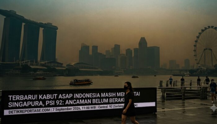 Kabut Asap Indonesia Masih Mengintai Singapura, PSI 92: Ancaman Belum Berakhir