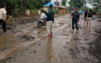 Lahar Dingin Sinabung Turun, Dua Desa Karo Terdampak dan Warga di Bantaran Sungai Diminta Waspada