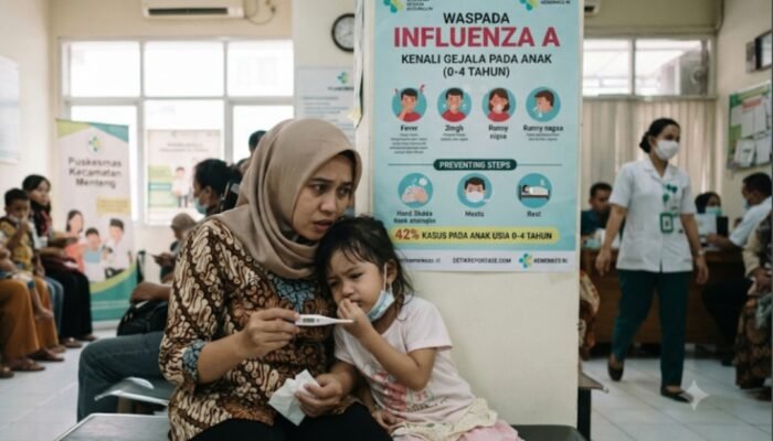 Influenza A Naik di Indonesia, Anak Usia 0–4 Tahun Jadi Perhatian Kemenkes