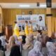 Suasana sosialisasi BPJS Ketenagakerjaan yang dihadiri 775 warga di Aula SMP 2 Desa Madura, Wanareja, Cilacap.