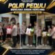 Polsek Medang Deras Salurkan Bantuan bagi Korban Rumah Rusak Diterjang Angin Kencang di Batu Bara