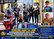 Gasak Uang Sayur Rp22,3 Juta dari Mobil, 2 Pemuda Batu Bara Diciduk Tim URC Kurang dari 24 Jam