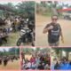 Ribuan warga menggelar aksi unjuk rasa menuntut kemitraan 20 persen di Pelalawan, Riau.