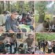 Tokoh masyarakat dan pengurus Forum menyampaikan aspirasi dalam aksi penuntutan kemitraan di Pelalawan.