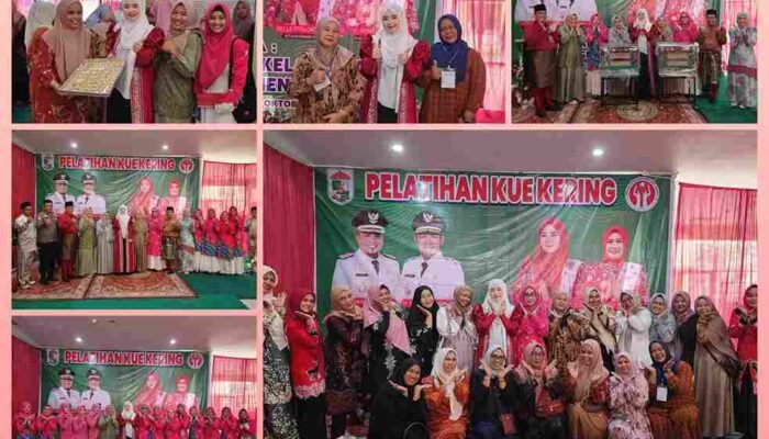 Sella Pitaloka, Ketua Dekranasda Pelalawan, Dorong Ibu-Ibu Sorek Satu Kembangkan Kue Kering, Apa Pesan Pentingnya?