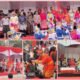 Bupati Pelalawan H. Zukri saat melepas puluhan ribu peserta Kirab Budaya Helat Pelalawan ke-27.