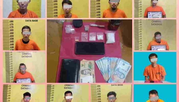 ​Bongkar 6 Kasus Narkoba Sepekan Polres Pelalawan Bekuk 14 Tersangka. Akankah Jaringan Terungkap?