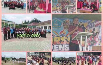Plt Kadis Pendidikan Pelalawan Resmi Buka Porsseni III Spensaku, Diikuti 13 SMPN Rayon 2 di Pangkalan Kuras