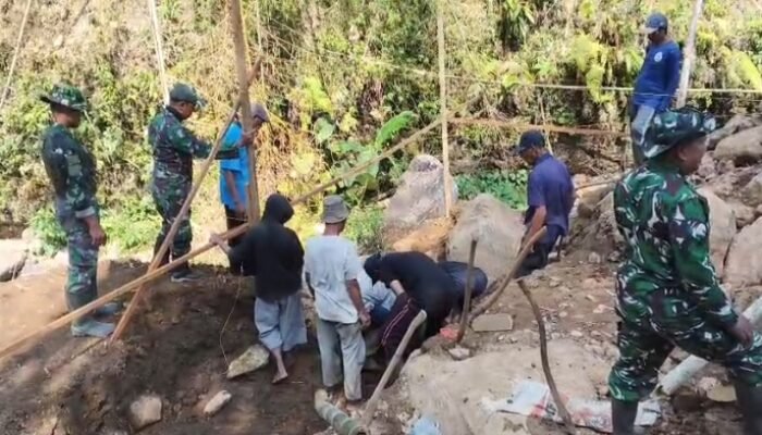 Kodim Ponorogo Bangun Lima Jembatan Perintis Garuda Tahap VII, Progres Tertinggi Capai 56,37 Persen