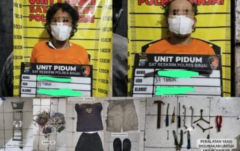 Gerak Cepat Satreskrim Polres Binjai, Dua Terduga Pelaku Curat Toko Rp157 Juta Dibekuk