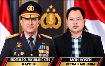 Demi Kesetabilan Polri, KAKI Jatim Dukung Kapolri Jenderal Suyudi Ario Seto Rombak Total Jajaran Pati, Pamen dan Pama
