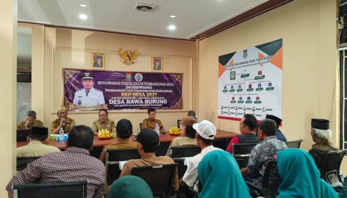 MUSRENBANG RKP DESA DAFTAR USULAN (DU RKP DESA) TAHUN 2027 DESA RAWA BURUNG, KEC. KOSAMBI