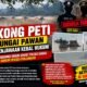 Sejumlah ponton penambangan emas tanpa izin (PETI) beroperasi di aliran Sungai Pawan, Desa Penjawaan, Ketapang.