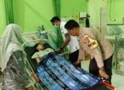 Respon Cepat Polisi Ngawi, Bantu Ibu Hamil 9 Bulan Terjatuh ke Puskesmas Pitu