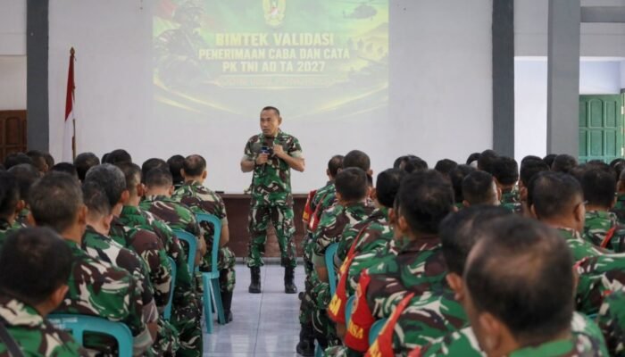 Gelar Bimtek Validasi Caba dan Cata PK TNI AD 2027, Kasdim Ponorogo Tekankan Poin Vital Ini