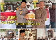 Jumat Keliling di Pangkalan Susu, Kapolres Langkat Serap Aspirasi Warga dan Salurkan Paket Sembako