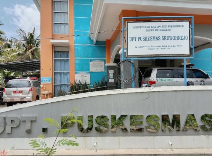 Fisik bangunan gedung Puskesmas di Purworejo yang diduga mengalami kerusakan tidak lama setelah selesai dikerjakan.
