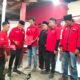 Pengampu Wilayah Ajung Hadi Supaat memimpin pelantikan 63 pengurus ranting PDI Perjuangan se-Kecamatan Ajung di Jember