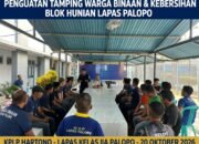 Penguatan ke seluruh tamping warga binaan dan Tekankan Kebersihan Blok Hunian Lapas.