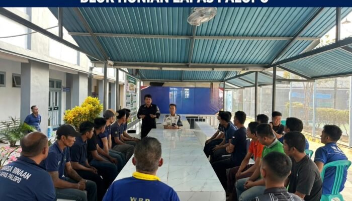 Penguatan ke seluruh tamping warga binaan dan Tekankan Kebersihan Blok Hunian Lapas.
