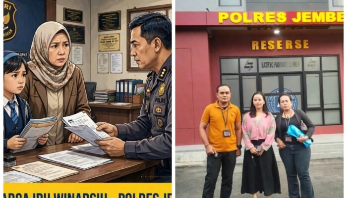 Tak terima Keluarga Winarsih Laporkan Pemutusan Perjanjian Secara Sepihak ke Polres Jember