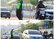 Wujudkan Tagline “Polisi Bersama Masyarakat”, Kapolres Sikka Pimpin Langsung Pengaturan Lalu Lintas