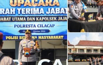 Enam Pejabat Utama dan Kapolsek di Cilacap Berganti, Kapolresta Minta Pelayanan Masyarakat Ditingkatkan*