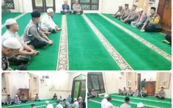 Subuh Keliling di Masjid As Syakirin, Polres Langkat Ajak Masyarakat Cegah Bullying dan Jaga Kamtibmas