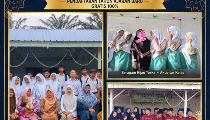 Kabar Gembira! MAS Tarbiyah Islamiyah Hinai Kiri Secanggang Gratiskan Sekolah Sampai Tamat dan Baju Seragam Gratis Tiap Tahun, Dibawah Pimpinan Sungkono (Mas Kinoi)*