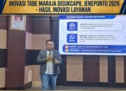 Bikin Panggung KIND 2026 Riuh, Kadis Dukcapil Jeneponto Pamerkan Inovasi “Tabe Maraja” yang Serba Gratis