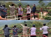 Tim Gabungan Polres Magetan, TNI, BPBD, Perhutani dan Relawan Pantau Karhutla Gunung Lawu di Perbatasan Cemoro Sewu – Cemoro Kandang