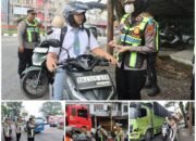 Kapolres Langkat Turun Langsung Pimpin Strong Point Pagi, PJU Juga Hadir Layani Masyarakat