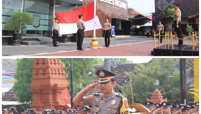 Peringati Hari Sumpah Pemuda ke-98, Polres Ngawi Kobarkan Semangat Persatuan Generasi Muda