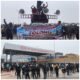 Forum Masyarakat Subang Bersatu (FMSB) menggelar aksi damai di kawasan PT BYD Auto Indonesia,