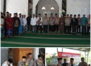 Kapolres Langkat Gelar Jumat Keliling, Salurkan 100 Sak Semen dan Ajak Masyarakat Tangkal Hoaks