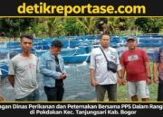 DINAS PERIKANAN DAN PETERNAKAN KABUPATEN BOGOR CEK LOKASI CPCL DI POKDAKAN LEBAK PASAR JAYA MANDIRI TANJUNGSARI*