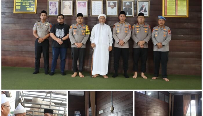 Kapolres Langkat Salurkan Bantuan Sapi untuk HUL ke-103 Tuan Guru Babussalam