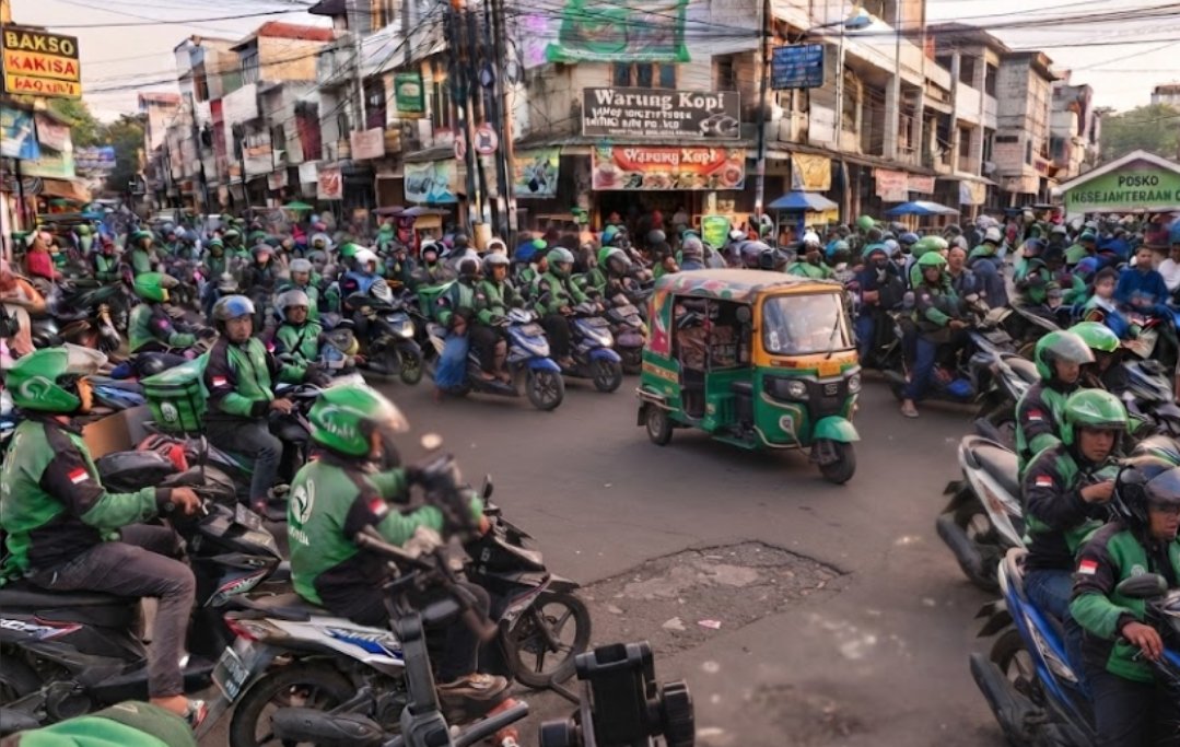 Suasana konferensi pers pengumuman Perpres Nomor 27 Tahun 2026 tentang ekosistem transportasi berbasis platform digital di DPR RI.