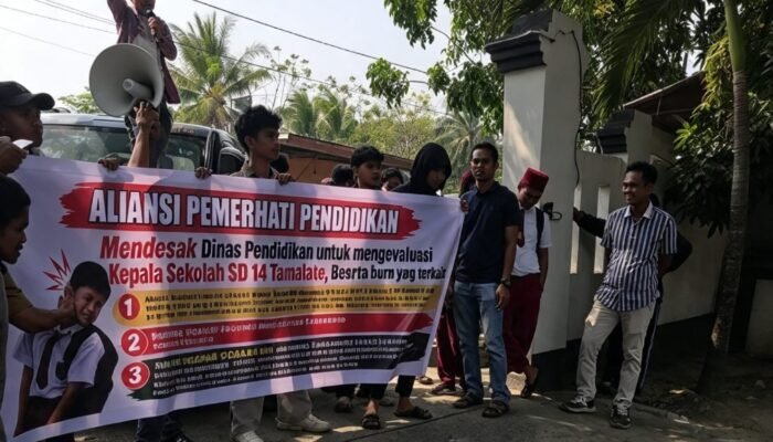 Diduga Anianya Siswa Hingga Trauma, Oknum Guru SD di Jeneponto Didemo Aliansi Pemerhati Pendidikan
