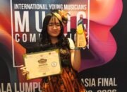 Iolana Anastasia, Talenta Muda Surabaya Raih Juara Pertama Kompetisi Musik Internasional di Kuala Lumpur