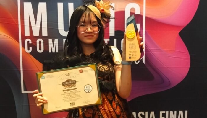 Iolana Anastasia, Talenta Muda Surabaya Raih Juara Pertama Kompetisi Musik Internasional di Kuala Lumpur