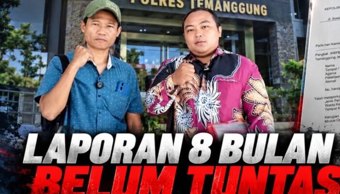 Delapan Bulan Mengambang di Polres Temanggung, Dugaan Penggelapan Sertifikat Tanah Belum Ada Kejelasan