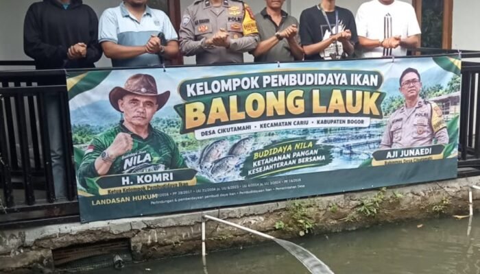 Wakili Aspirasi Petani Ikan, Pokdakan Balong Lauk Terima Program Bantuan Benih Ikan Nila