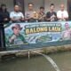 Penyerahan dan pelepasan bantuan benih ikan nila kepada Pokdakan Balong Lauk di Desa Cikutamahi Cariu Bogor.