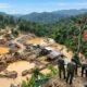 Areal pertambangan emas tanpa izin (PETI) di kawasan perbatasan Bugu Pohuwato Gorontalo dan Buol Sulteng.