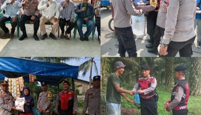 Jumat Curhat, Polres Batu Bara dan Jajaran Pererat Silaturahmi serta Berbagi kepada Masyarakat